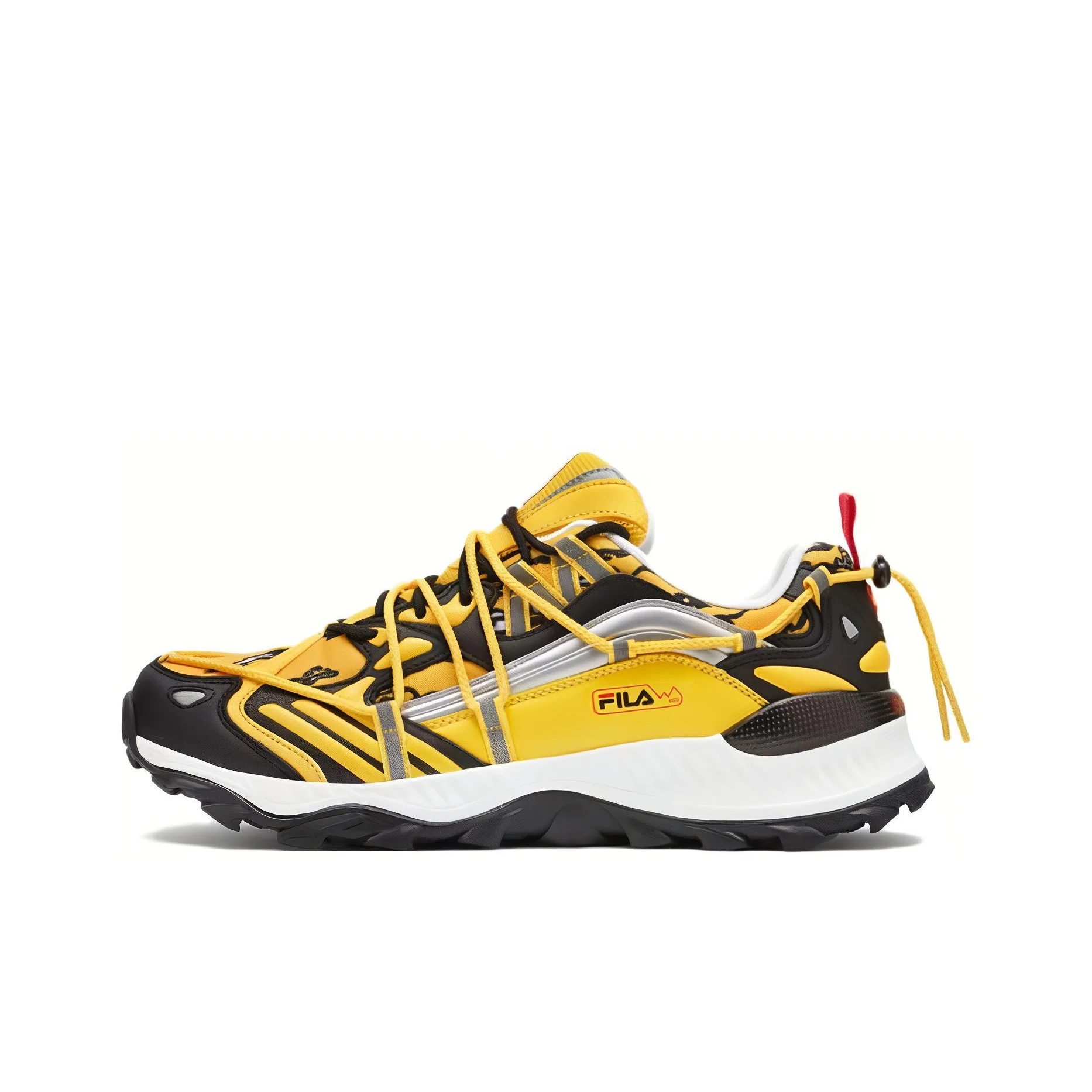 FILA Expeditions Leather Low top Casual Shoes Men's Yellow 1RM01547_702