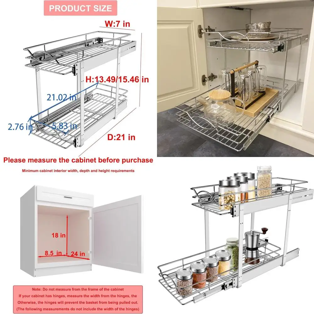 2-Tier Slide-Out Dr…