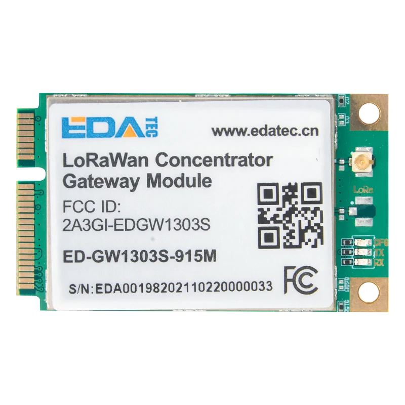 LoRaWAN Wireless Gateway Module 915M  SX1303 Block Chain Core Components EDATEC