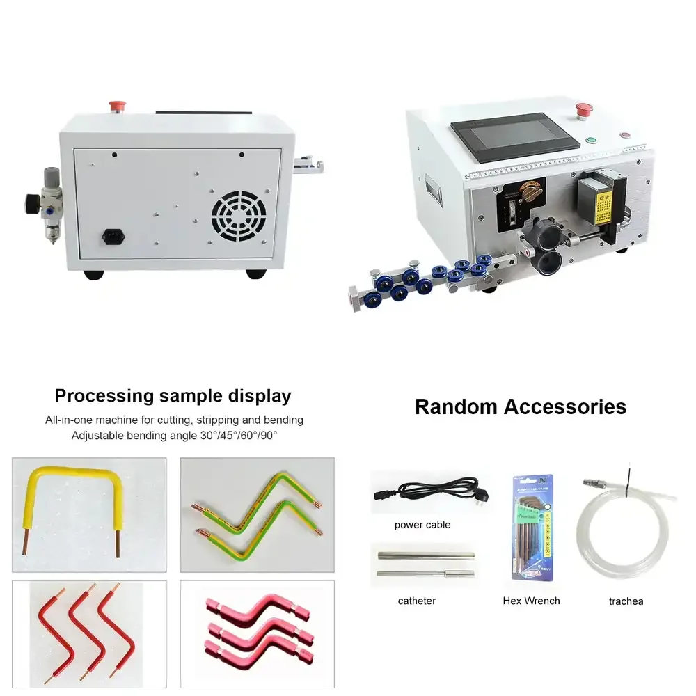 Striper Bending machine wire and strip forming machines cnc wire cutting stripping bending machine