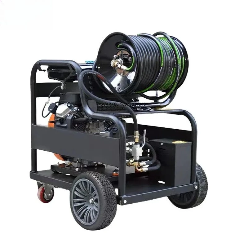 New 250 Bar High-Pressure Water Jet Sewer Cleaning Equipment for Vehicle Tube Pipeline Drain Pipe Cleaning-Sewer Pipe-Dredge