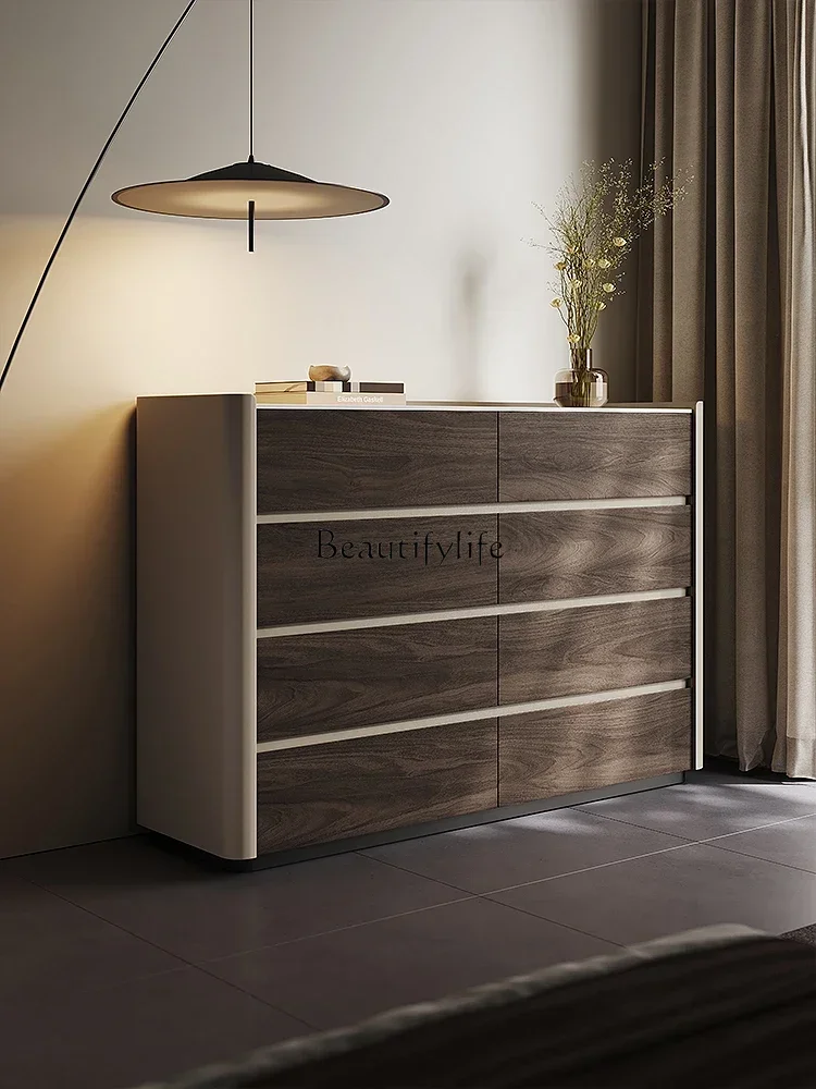 خزانة تلفزيون عالية لغرفة النوم، خزانة تخزين منزلية بجانب السرير #4