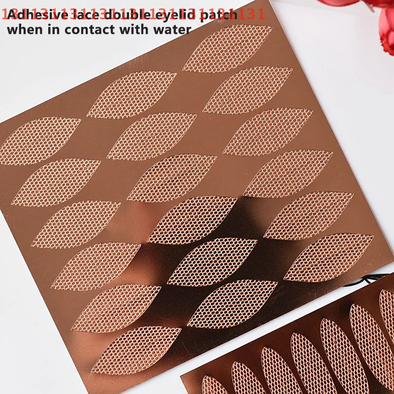 480 個美容二重まぶたテープレースメッシュまぶたステッカー目に見えないアイステッカー自己粘着ファイバーリフトストリップメイクアップツール