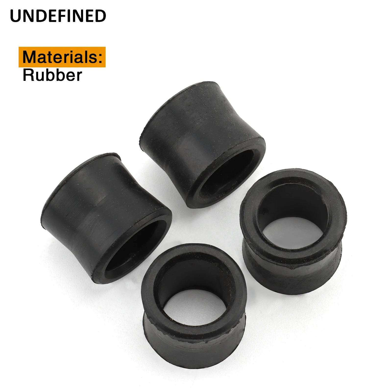 4pcs Rear Shock Absorber Suspension Rubber Bushing For Honda GL1500C Valkyrie VTX1800 1300 1997-2009 Replace OEM 52489-MW3-305