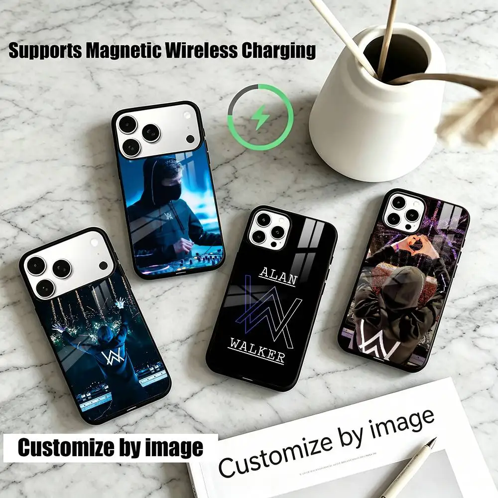 

DJ Walkzz Alan Olav Walker Phone Case For iPhone17,16,15,14,13,12,11 Plus,Pro Allows magnetic wireless charging