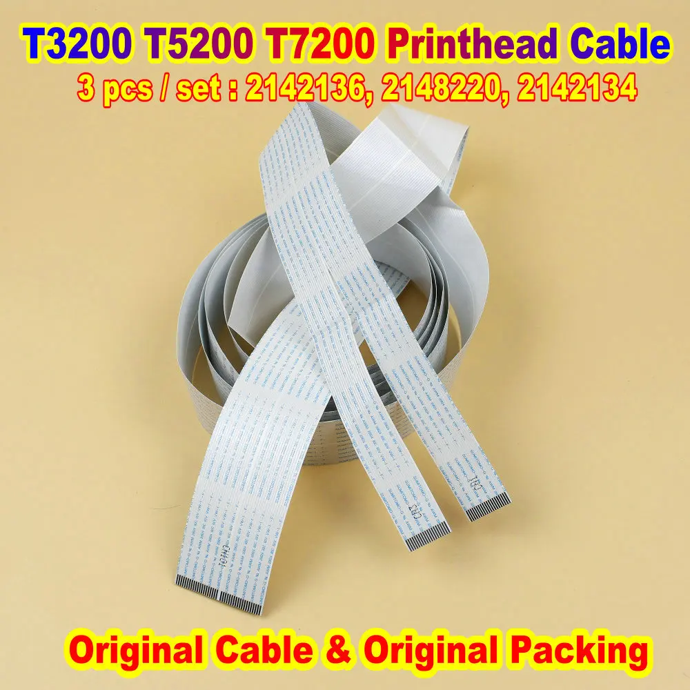 

Printer Print Head Flat Cable T7200 T3200 Print Head Cable For Epson T3200 T5200 T7200 Print Wired Cable 2148220 2142136 2142134