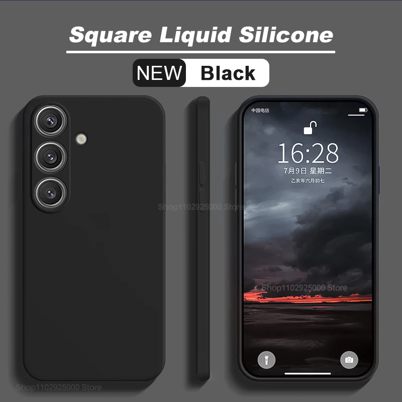 S26 S25 Ultra Hülle Quadratische Flüssigsilikon-Handyhüllen für Samsung Galaxy S26 S25 S24 S 25 S23 S22 Ultra Plus Hülle Weiche TPU-Abdeckung – Detail 17