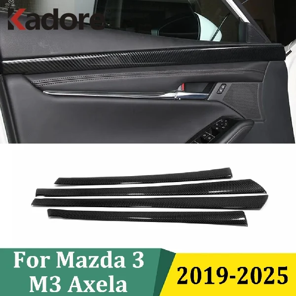 

For Mazda 3 M3 Axela 2019-2021 2022 2023 2024 2025 Door Decoration Moulding Cover Trim Protection Stickers Car Accessories