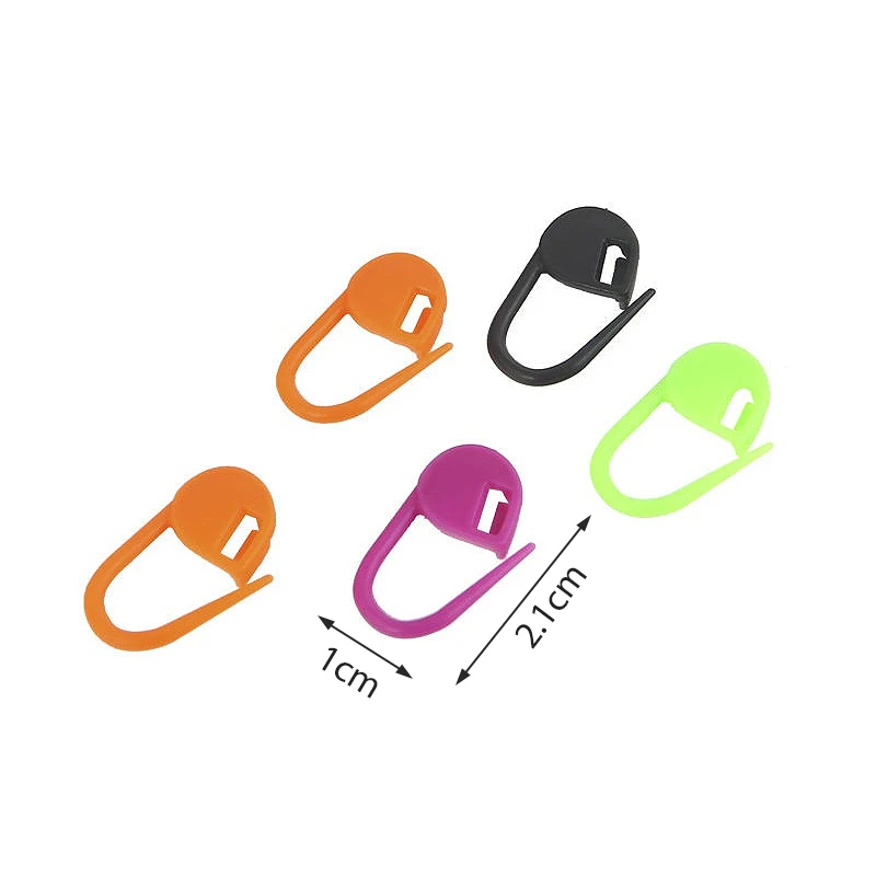 100 szt. Mix kolorów narzędzia dziewiarskie blokujące znaczniki ściegów szydełkowy znacznik zatrzasku