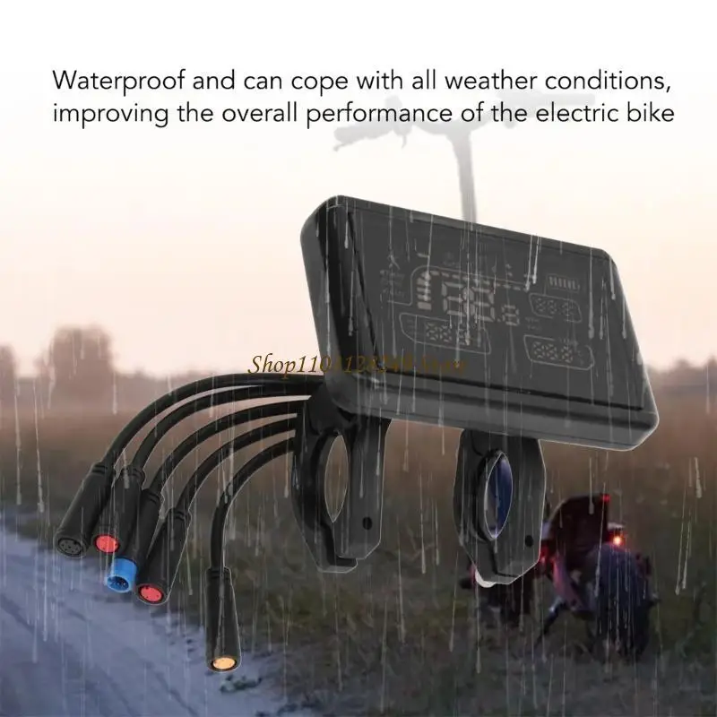 Electric Display Panel Electric Scooter Display Control Panel Replacement Modified Accessories Dashboard Part Waterproof