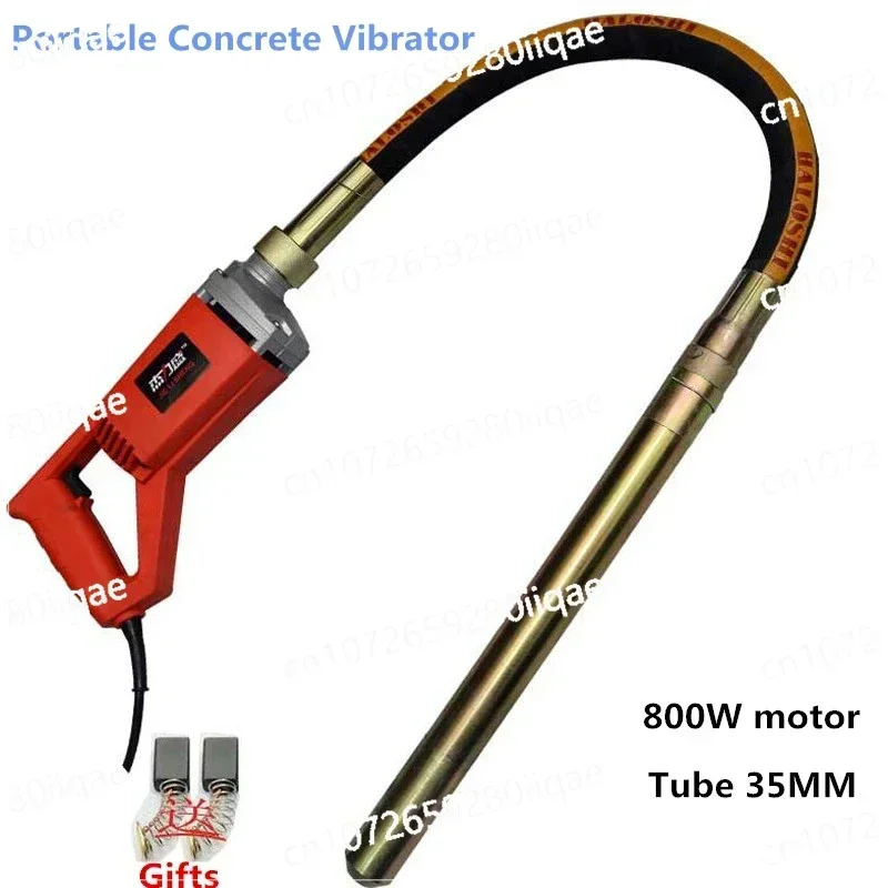 35mm Stable Voltage Concrete Vibrator Motor Construction Tool Electric Cement Soil Concrete Vibrator Mixer Machine