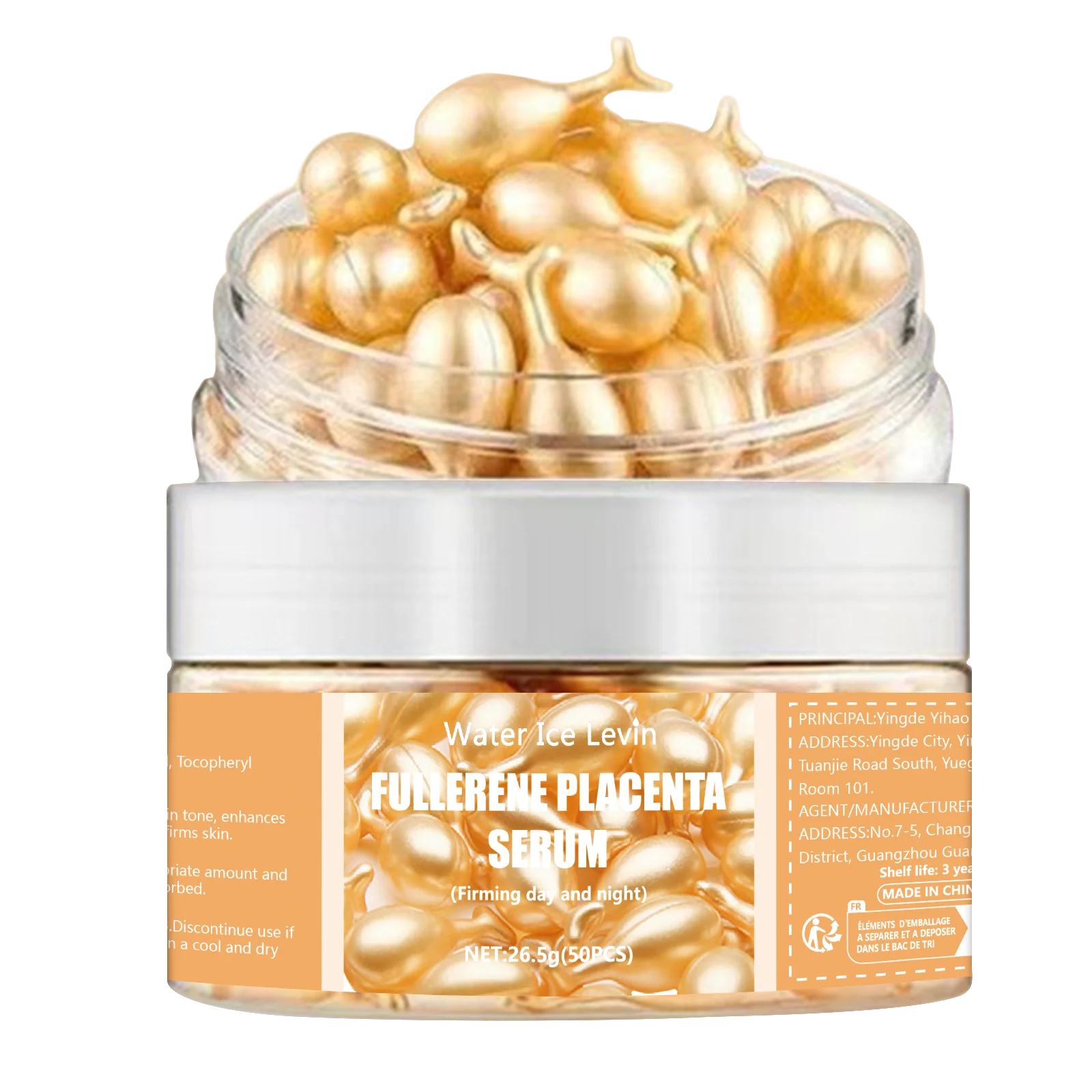 50 Stuks Collageen Gezichtsverzorging Capsules Serum Spot Acne Rimpel Remover Verstevigende Whitening Hyaluronzuur Essentie Huidverzorging Nieuwe Stijl