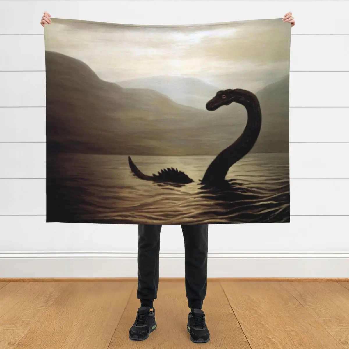 

Loch Ness monster Throw Blanket Blankets For Sofas Furrys Sofa Throw Sofa Blankets