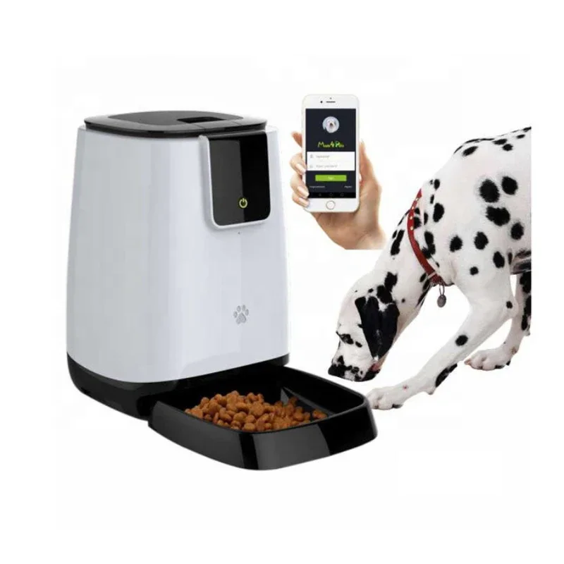 Smart Pet Feeder 5.5L Wifi link  Timed Automatic Pet Feeder