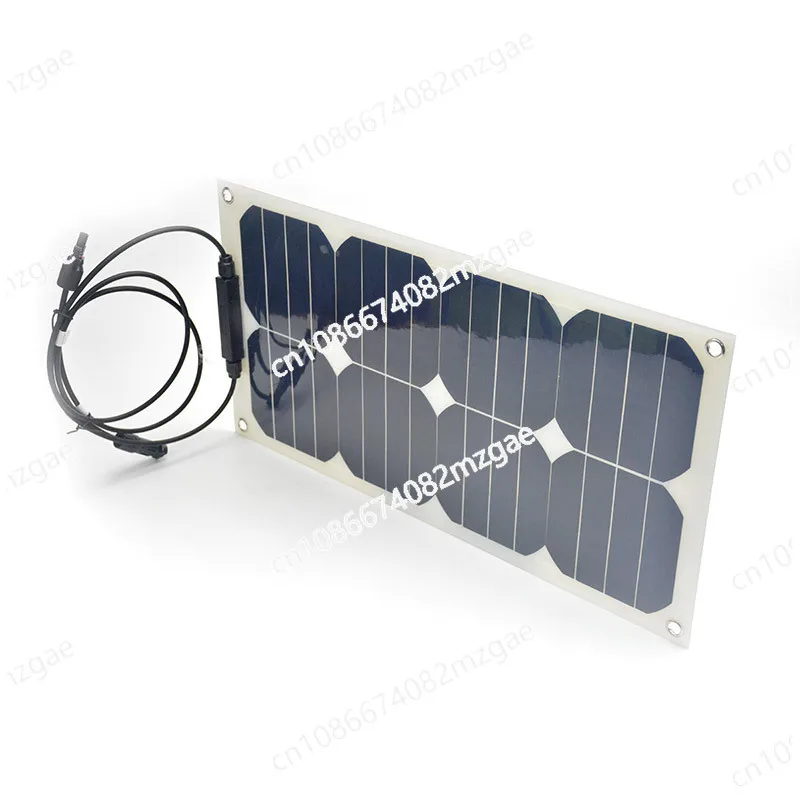 E-commerce Direct Supply Solar Car Battery Charger 18V25W Imported Sunpower Core Board High Efficiency Flexible