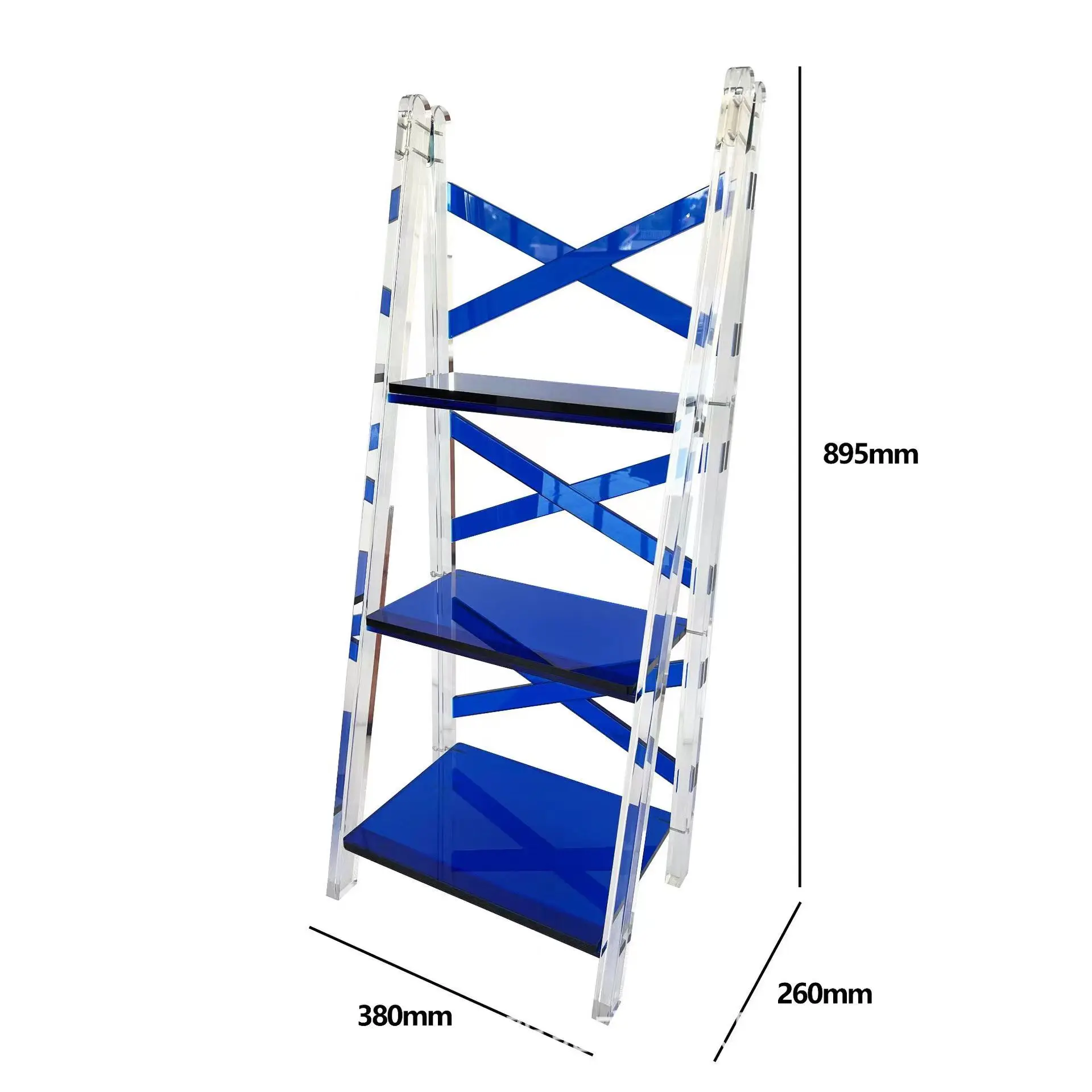 Foldable Storage Rack Multi-Layer Floor Acrylic Shelf Wedding Gift Favors Display Stand 4S Store Hall Home Bedroom Decoration