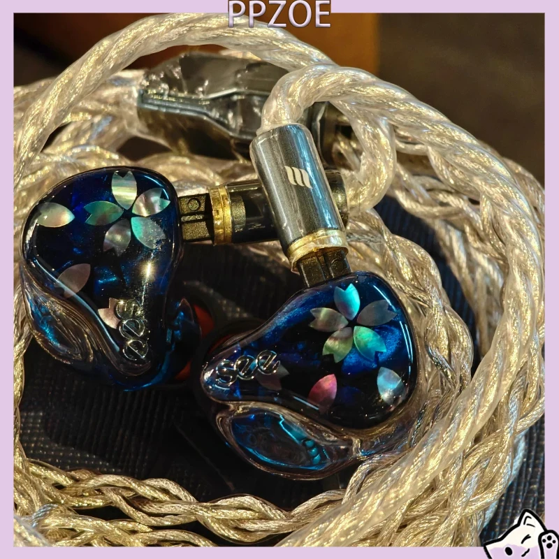 SeeAudio Neko 6BA HIFI In-Ear Earphone Monitors 6 Balanced Armature Drivers IEMs with EA CADMUS OCC Silver Plating 2Pin 0.78