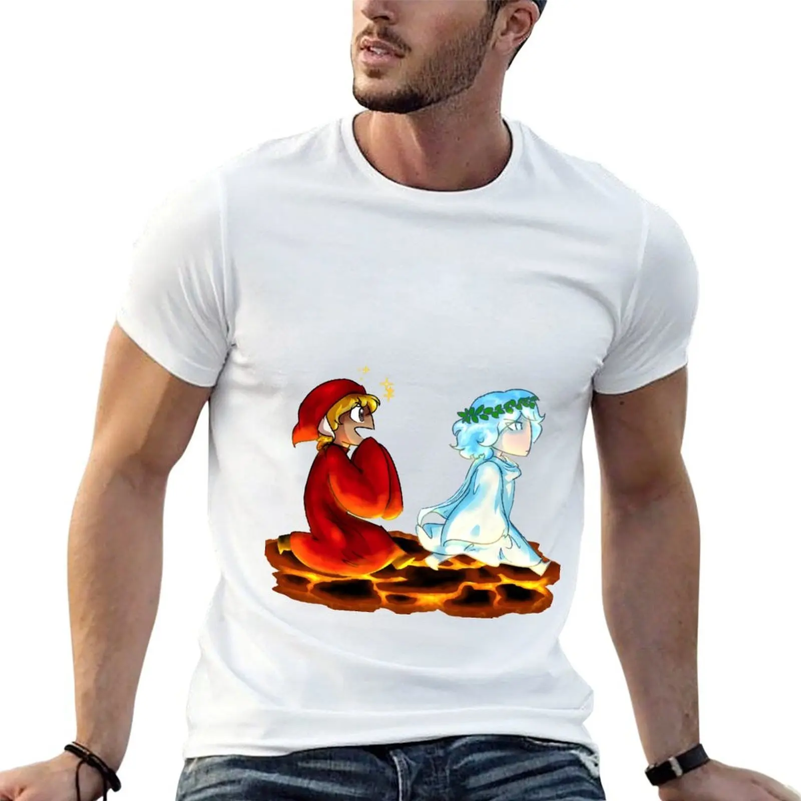 

Virgil shirt and cotton man Dante designer t man t t man shirt shirt cotton heavy T-Shirt