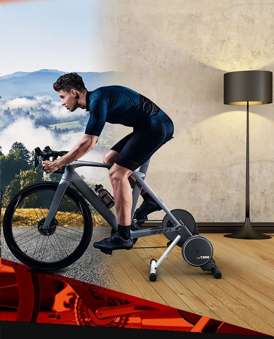 Magene T200 Smart Trainer ERG Função completa Ride Indoor Dobrável