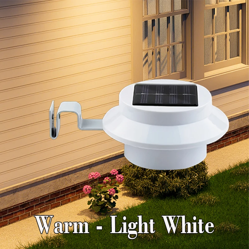 1-4 Pack Solar Gutter Lights,Porch Lights,Wall Lights,Outdoor Garden Lighting,Path,Fence,Patio,Ideal for Exterior Illumination image 3