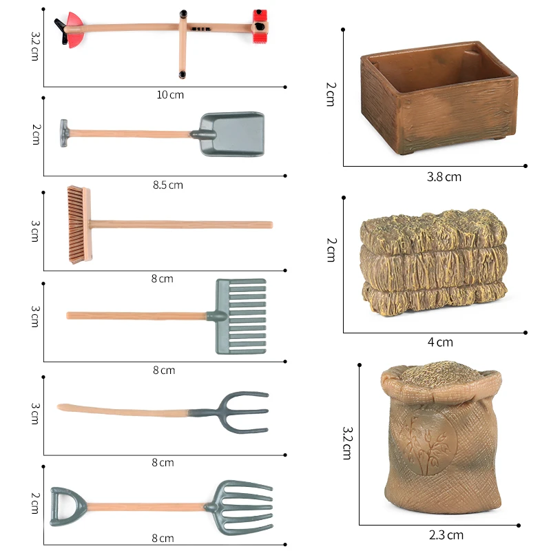Oenux Geflügel Nutztiere Modell Simulation Schwein Schweine Sau Stachelschwein Wildschwein Actionfiguren Figur Schönes pädagogisches Kinderspielzeug – Detail 16
