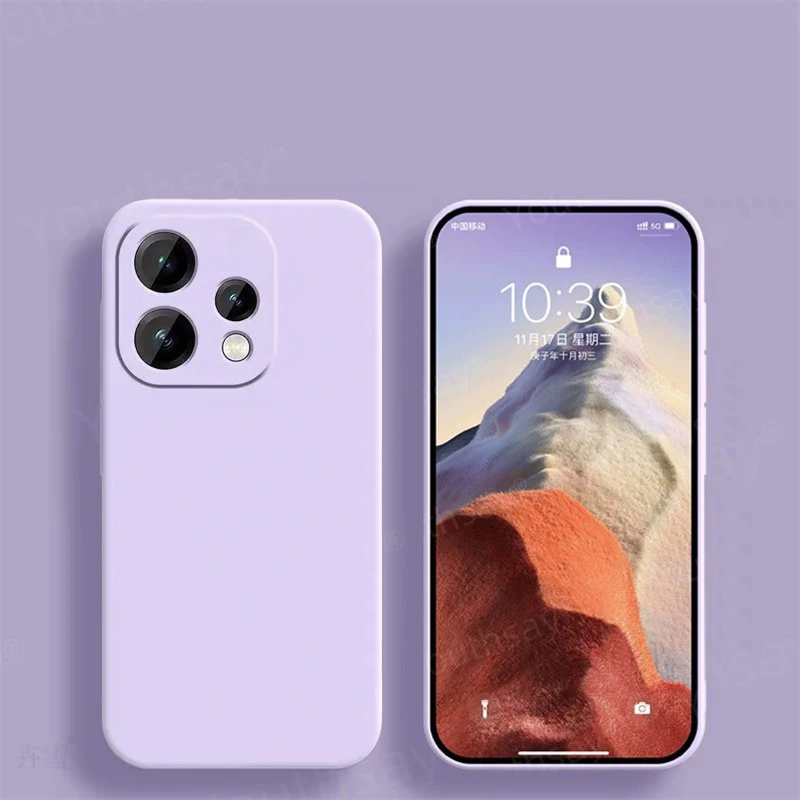 Funda de lujo para OPPO Reno 15 funda OPPO Reno 15 Pro Fundas Coque suave Original silicona líquida TPU funda de teléfono OPPO Reno 15