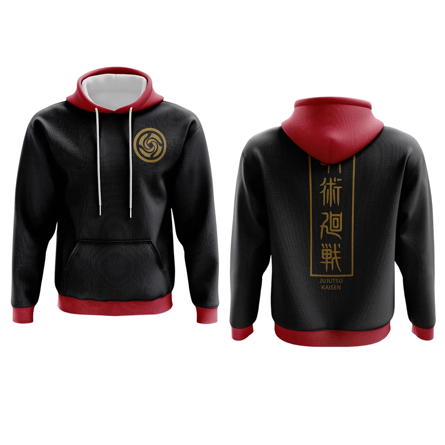 

Bandai Yuji Itadori Jujutsu Kaisen Kousen Logo Anime 3D Printed Adult Kids Pullover Hoodies Soft Comfy Relaxed-Fit Autumn Winter