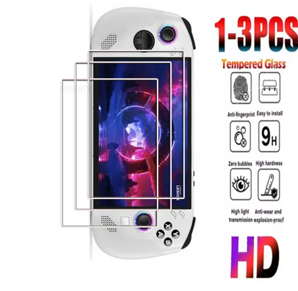 1-3 SZT. Szkło Hartowane 9H HD do Lenovo Legion Go S 8.0 cala (wydanie 2025) Twardość HD Folia Ochronna na…