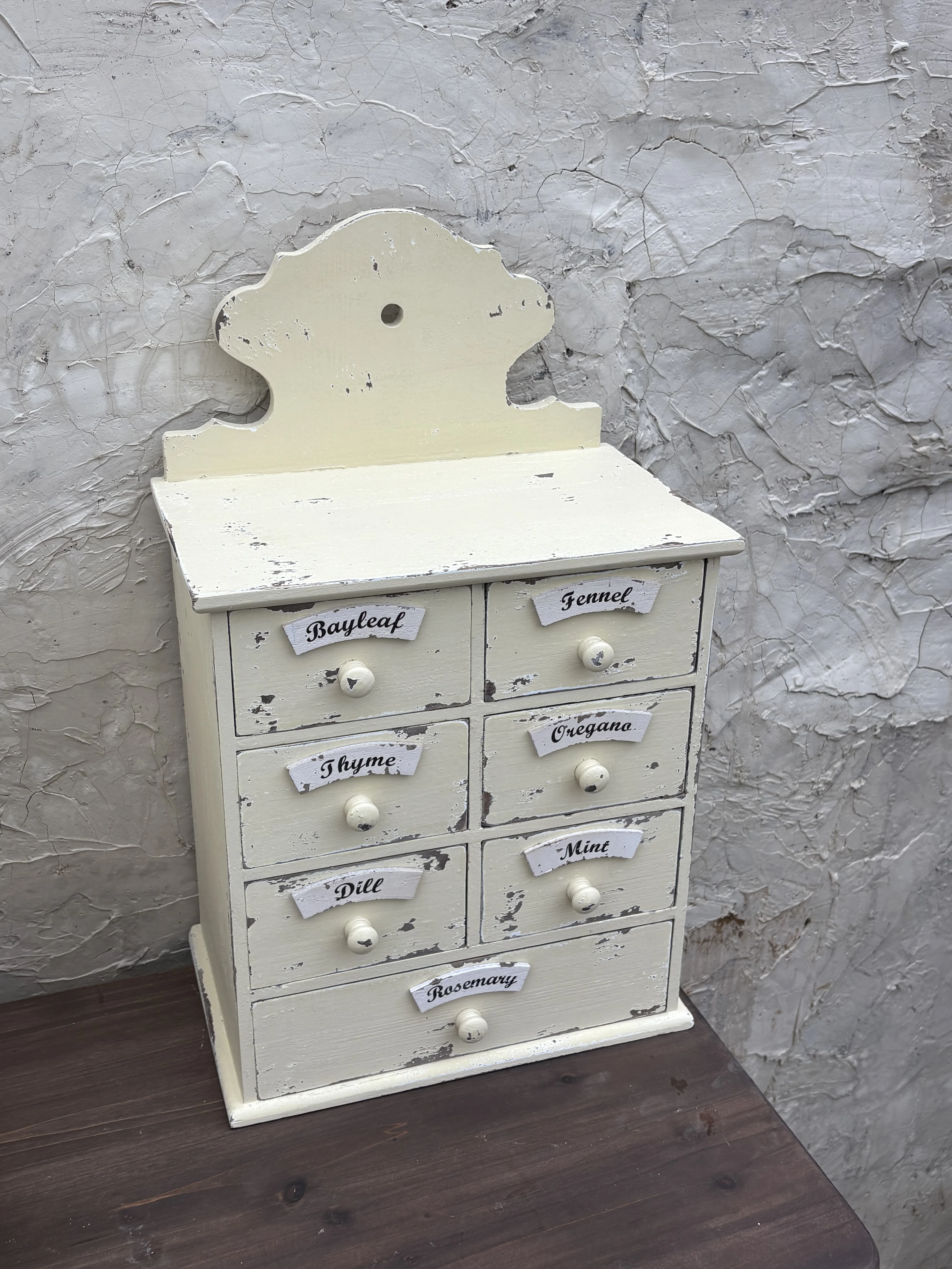 Sweet Garden Vanilla Cabinet Retro Old Solid Wood Garden Decorative Bucket Cabinet Storage Drawer Desktop Cabinet Storage Box