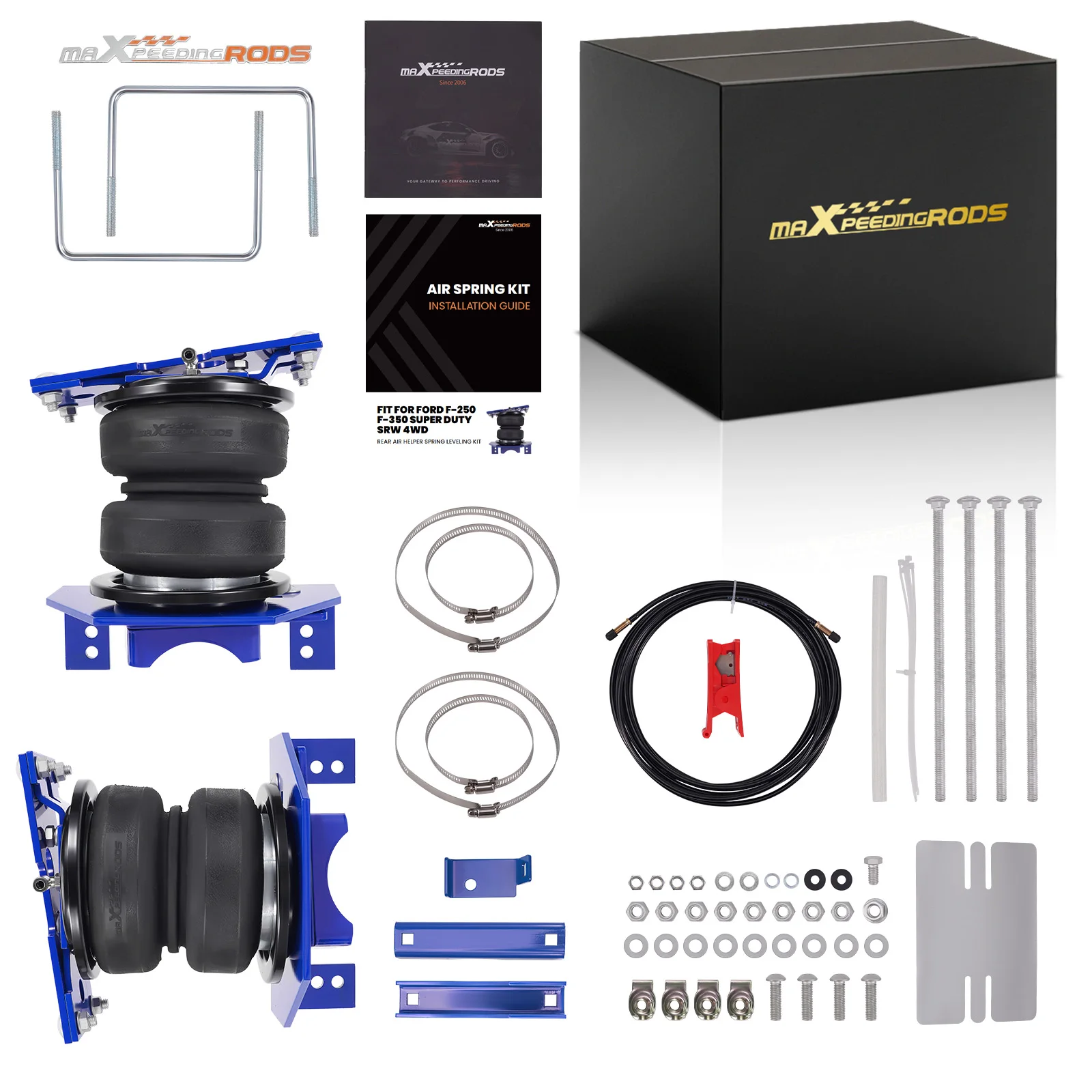 

Комплект задних пневмоподушек подвески для Ford F250 F350 4x4 SRW 2023 2024