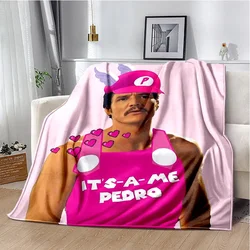 29 Style Pedro Pascal Funny Printing Blanket,Soft Throw Blanket for Home Bedroom Bed Sofa Picnic Travel Office Cover Gifts Kids