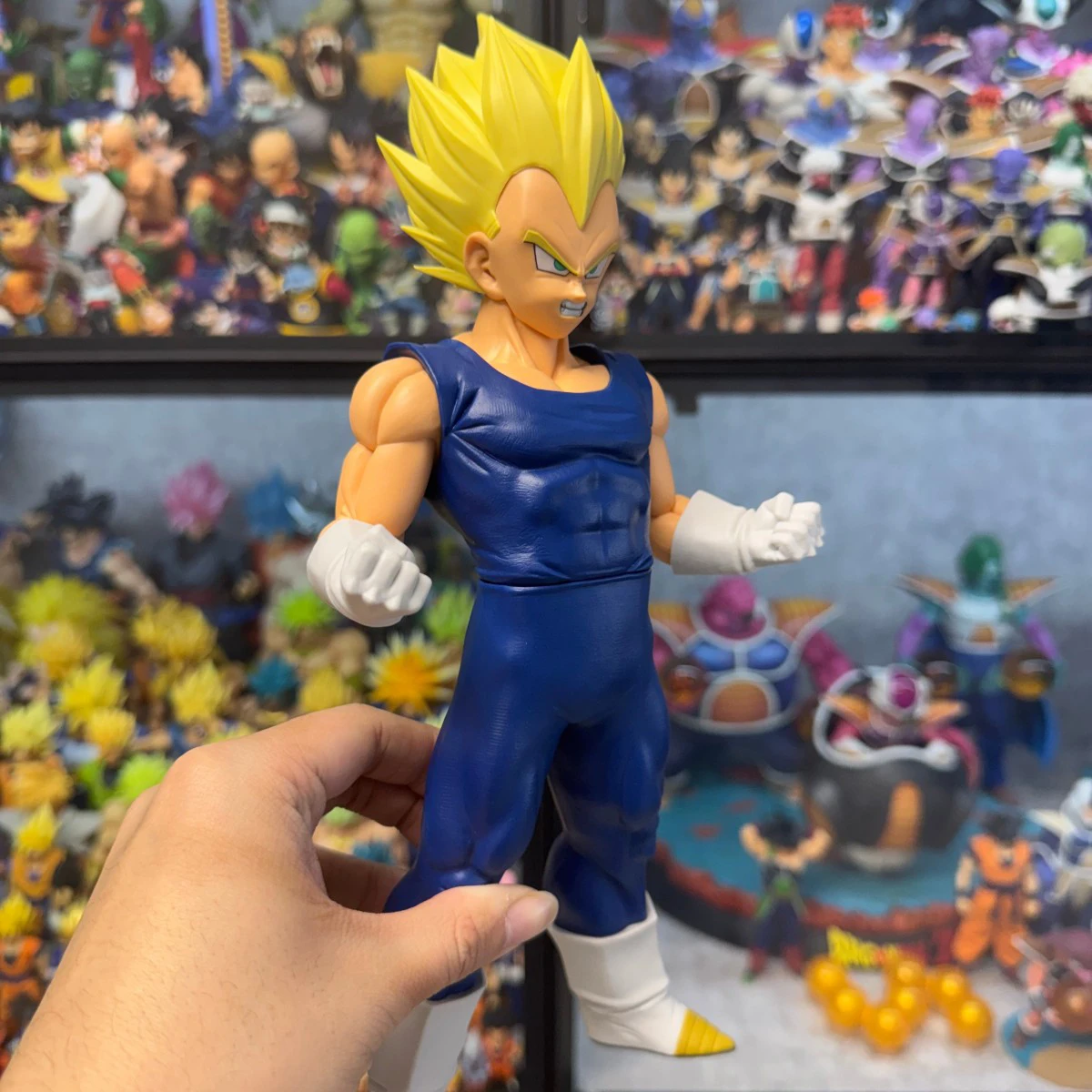 재고 있음 반다이 스피리츠 반프레스토 드래곤 볼 Z 베지터 SSJCollection 시리즈 모델 만화 캐릭터 모델 장식