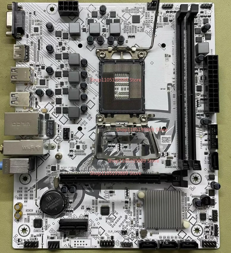 

Материнская плата BATTLE-AX для H610M-E WIFI V21 без антенны Wi-Fi, поддержка LGA1700, память DDR4