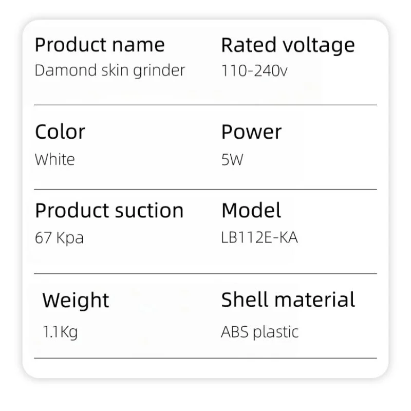 Diamond Micro Crystal Skin Grinder Professional Skin Care And Beauty Instrument Vacuum Scrub Exfoliation Spray Moisturizing