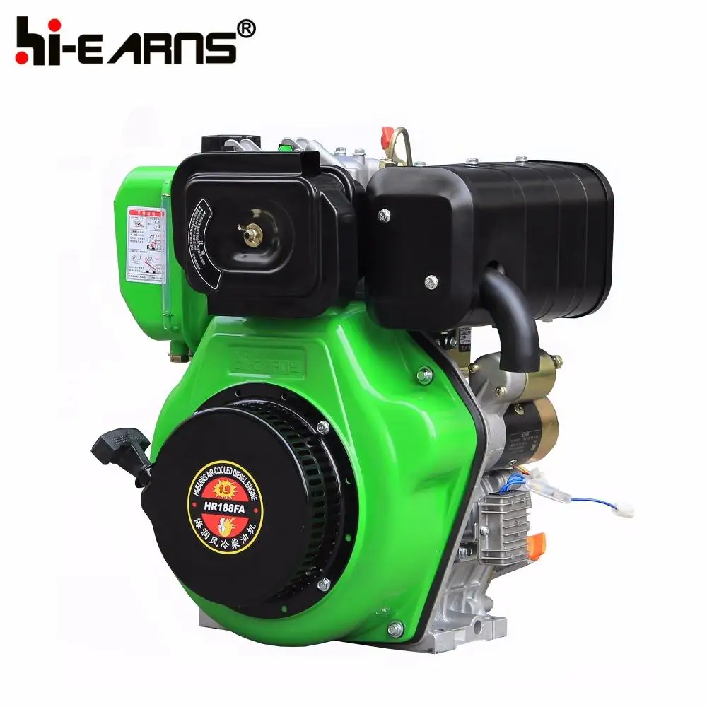 HR188F 12hp single cylinder portable china diesel engine