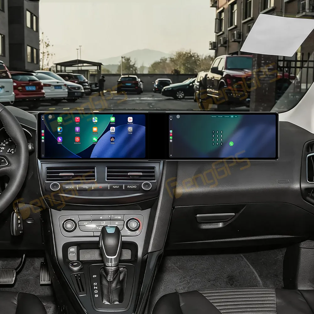 24.6 Inch Screen Car Radio For Ford Focus 2012-2018 Android Auto GPS Navigation Multimedia Video Stereo Receiver Head Unit
