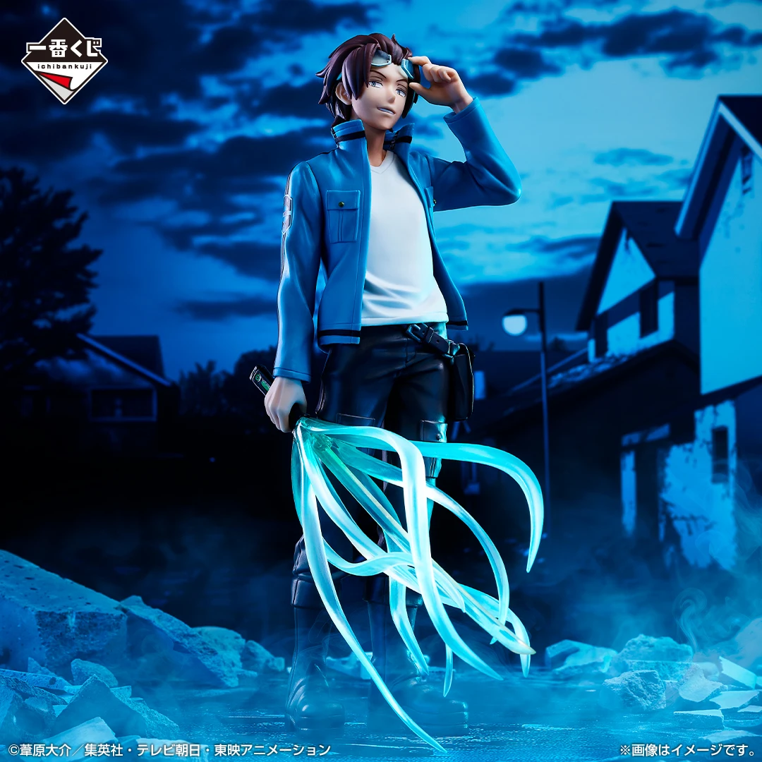 Oryginalny Bandai Ichiban Kuji Jin Yuichi World Trigger PVC Anime rysunek 22cm Model kolekcjonerski lalki statuetka ozdoba zabawki prezenty