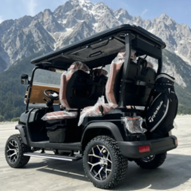 

Modern Fashion Brand Lithium Electric Golf Cart Off-Road Vehicle Seats With Armrests Gear Adjustment With Bumper Off Road Tire