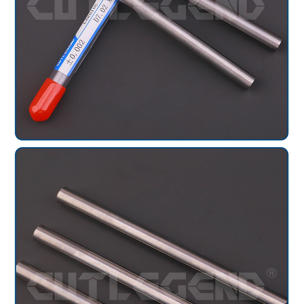 HRA91.2 Vollhartmetall-Rundstab, Hartmetallstange, Durchmesser 7,00 mm bis 7,99 mm, ±0,002 mm, Länge 100 mm, CNC-Maschinen-Drehwerkzeuge – Detail 6