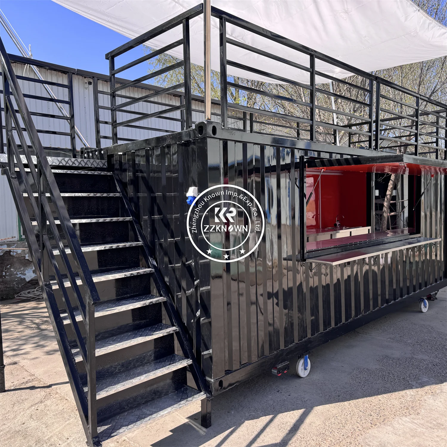 Luxury Portable Mobile Modular Prefabricated Portable Hotel Residential Container House Clothing Store Container Bar