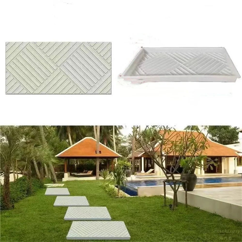 Step Stone Culture Lattice Mold Cement Concrete High Quality ABS Garden Path Decoration Formwork