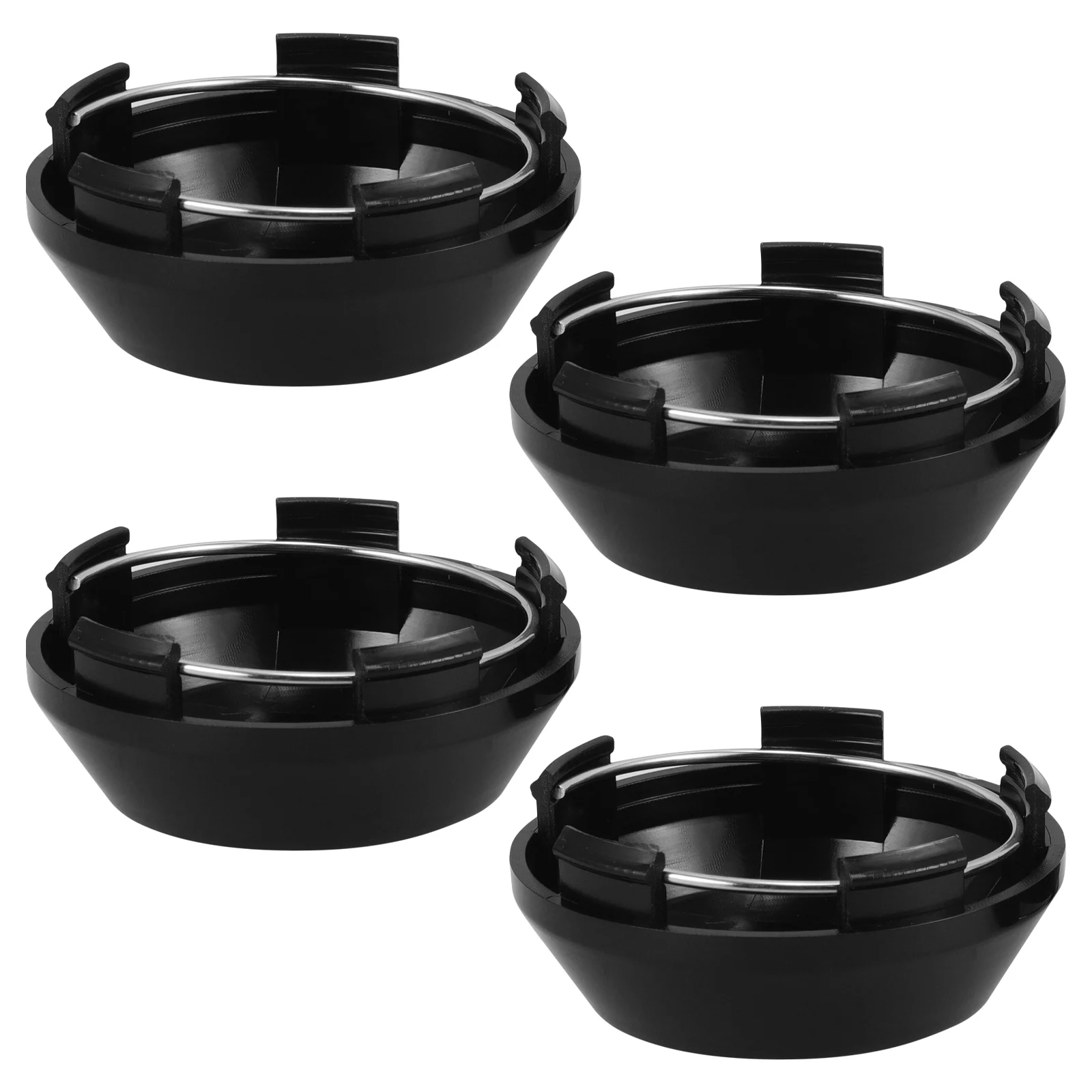 

4pcs Car Wheel Center Hub Caps Universal Fitment Dirtproof Decorative Automotive Hub Covers Sturdy Durable Replacement For