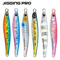JIGGING PRO Jugulo Jig 15g 20g 30g 40g 60g Shore Casting Metal Jig Saltwater Fishing Lure For Sea Bass Artificial Bait Tackle