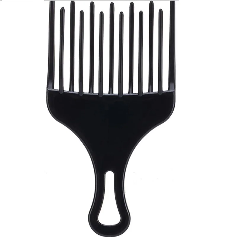 صبغ الشعر مشط طويل الشعر الخشن البلاستيك مقبض مصفف شعر اختيار الأسود الرجال الحلاق اختيار مشط لصالون متجر صبغ أداة للشعر