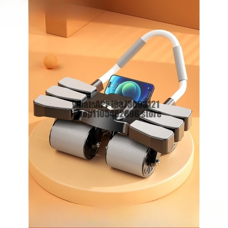 Abdominal roller with automatic rebound abs roll for tummy slimming and crunch for weight loss exercise, fitness equipment
