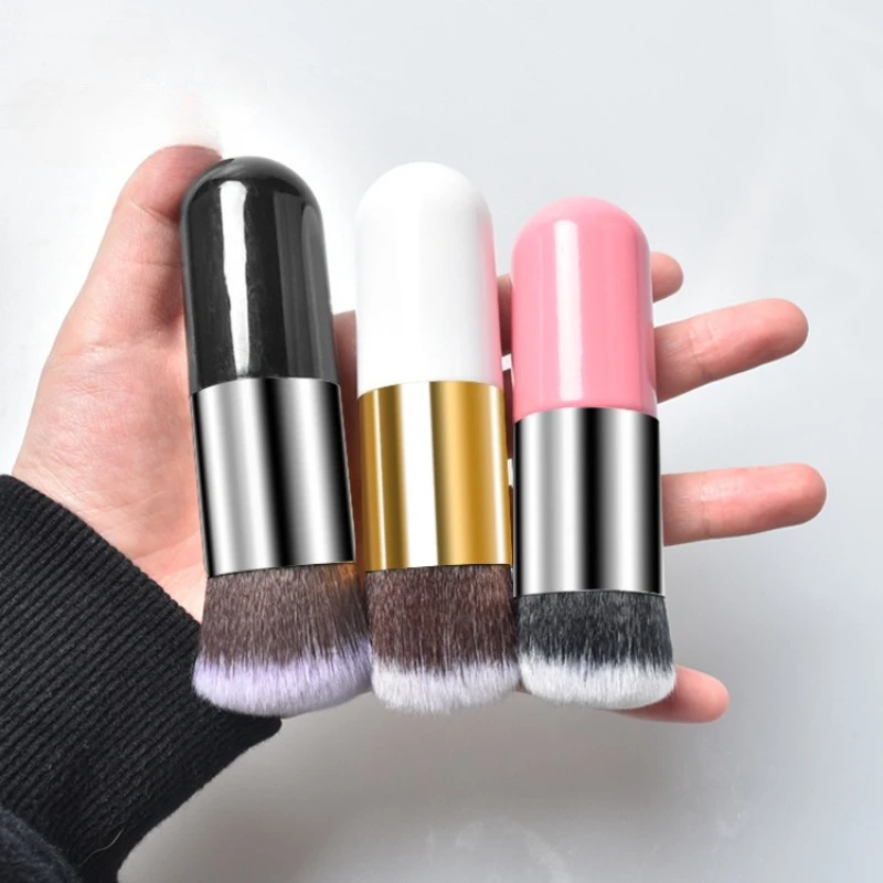 

Mushroom Head Fat Pier Foundation Brush Make Up Brush BB Cream Mushroom Brushes No Powder No Mark Foundation Make-Up Brush Pink