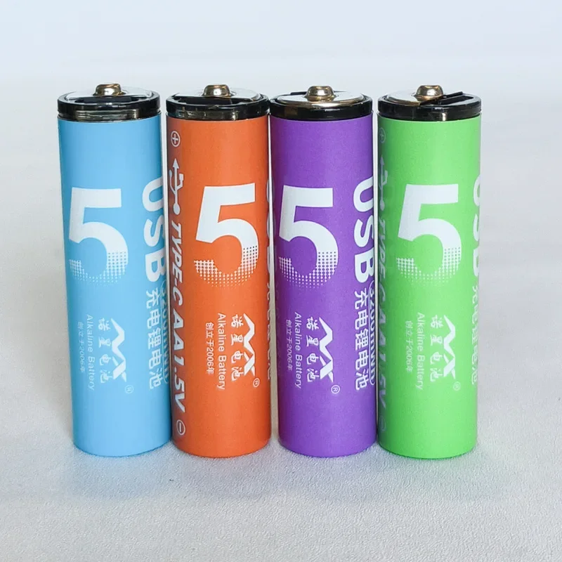 AA USB 1.5V 3200mWh Type-C Rechargeable Lithium Battery for Hunting Camera Remote Control Mouse Smart Door Lock Microphone Toys