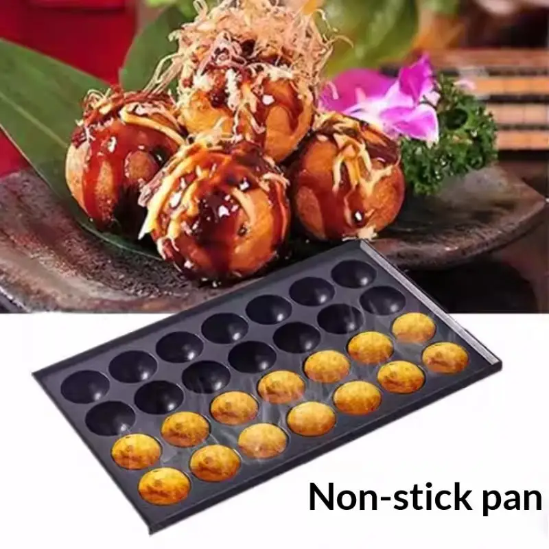 28 Hole Food Grade Non Stick Octopus Meatball Baking Tray, Quail Eggs, Fish Balls, Cakes, Essential For Outdoor Family Picnics