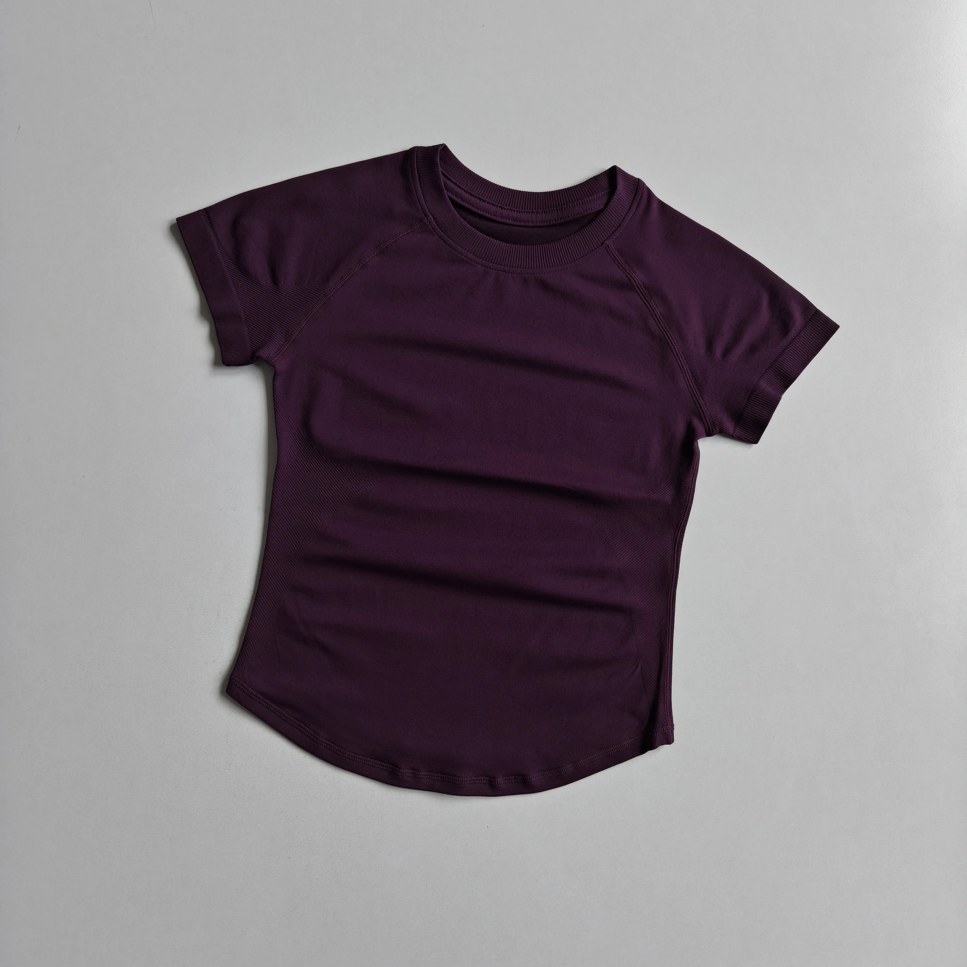 Damen Schnelltrocknendes Nahtloses Fitness-T-Shirt Outdoor-Sportbekleidung Yoga-Lauf-Workout-Oberteil Damen-Sportbekleidung Trainings-Gym-Kleidung – Detail 15