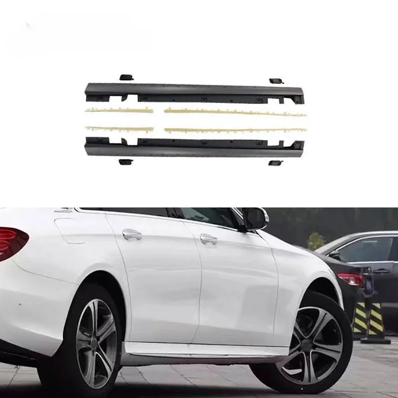 Car side skirt for Benz E class W213 upgrade E63 AMG side skirt 2016-2023